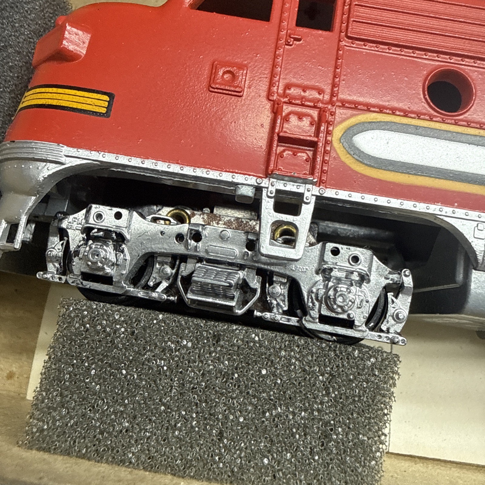 Athearn HO Santa Fe F7A Dummy Blue Box Warbonnet Assembled w/Box Vintage