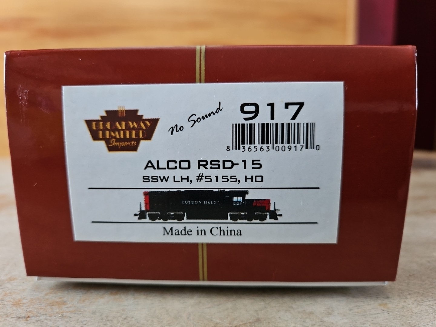 Broadway Limited HO SSW Cotton Belt Alco RSD-15 LH #5155 Locomotive NEW IN BOX