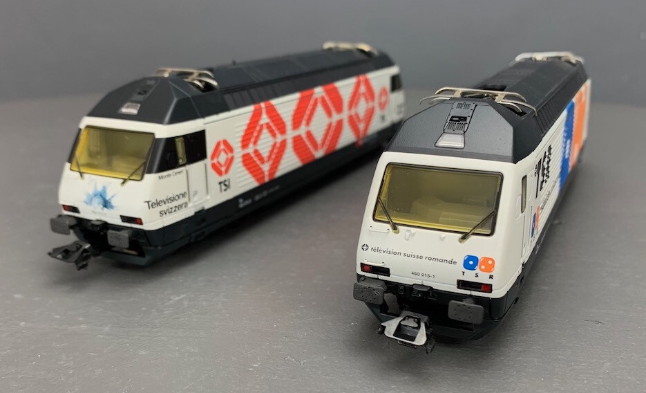 Märklin 34631 Swiss Re460 Television Electric Locomotive Only Set HO2048