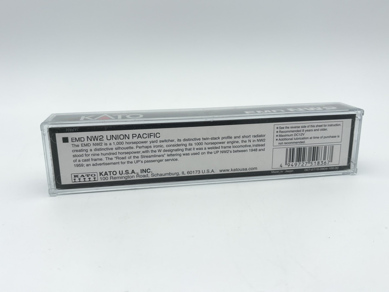 KATO – N – UP Union Pacific – EMD NW2 Switcher Diesel #1008 – Train 176-4359