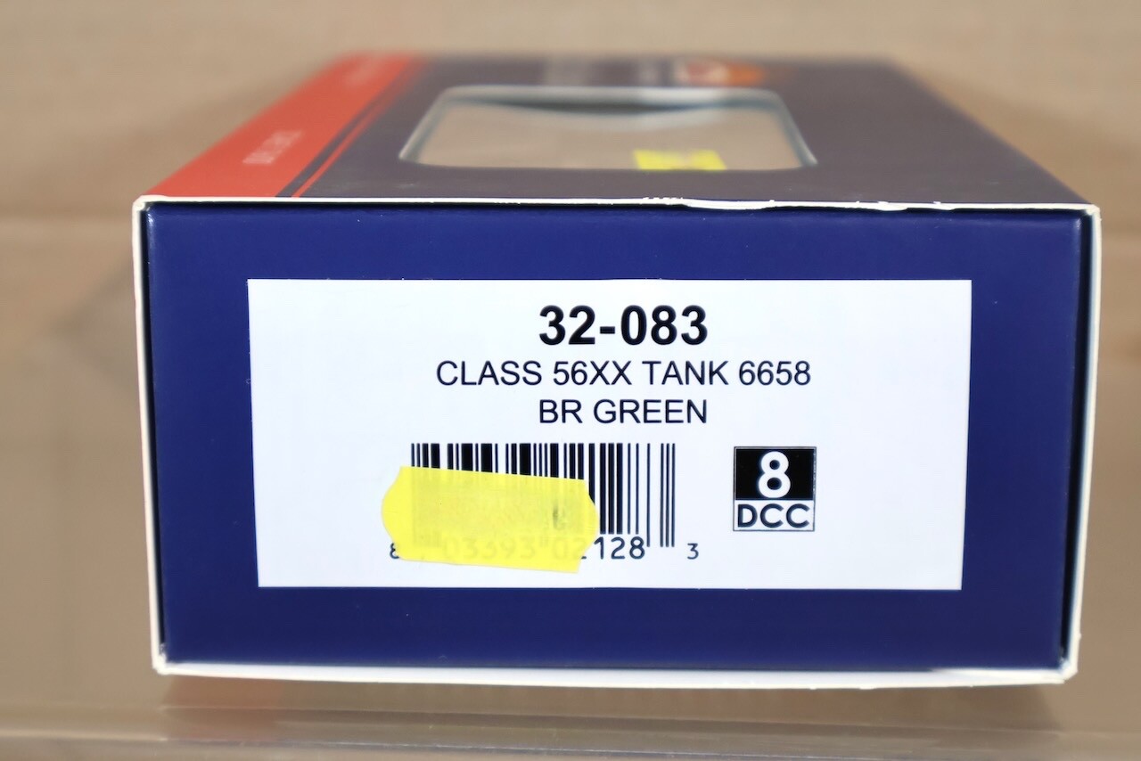 BACHMANN 32-083 DCC READY BR 0-6-2 CLASS 56XX TANK LOCOMOTIVE 6658 MINT BOXED ol