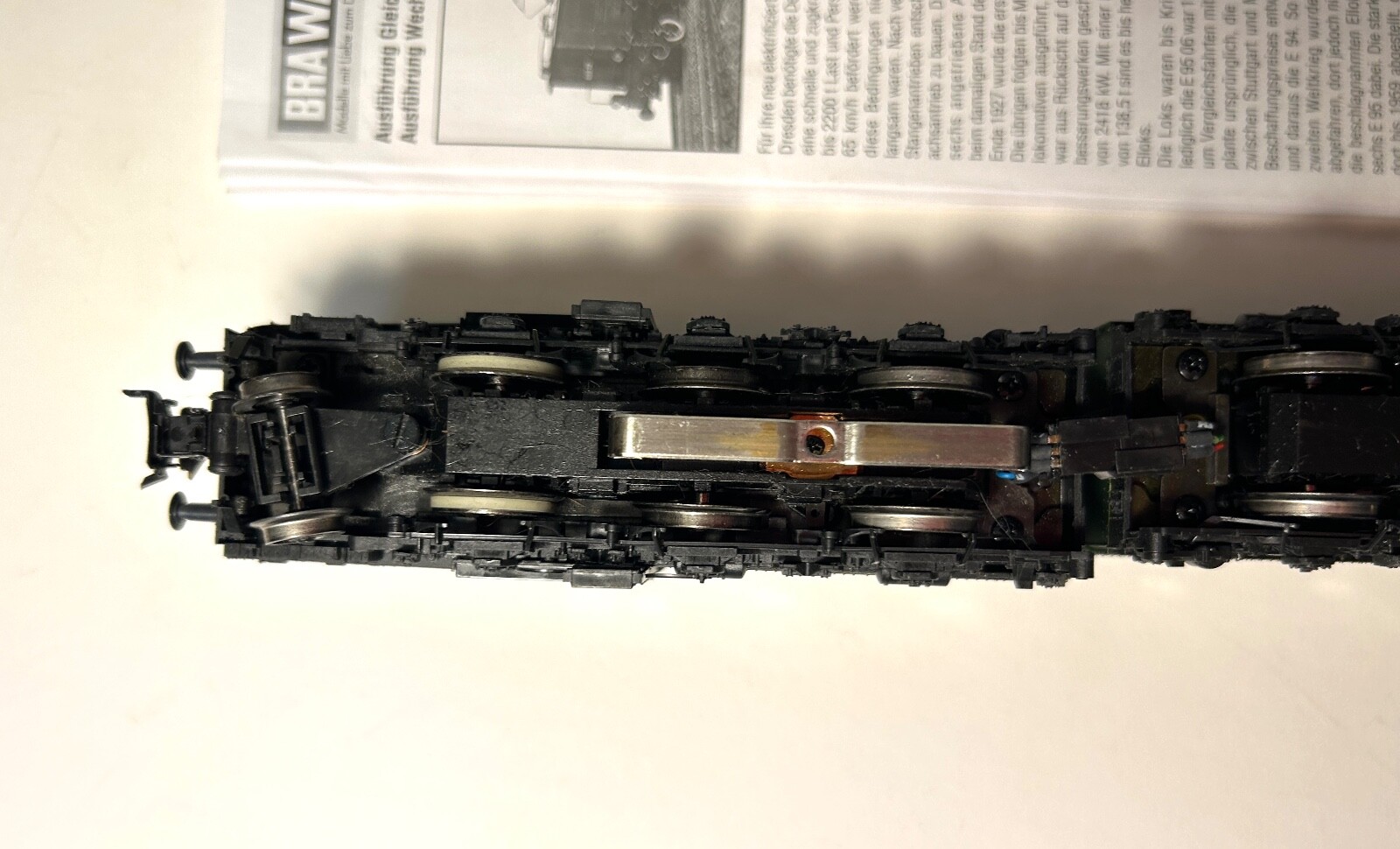 Brawa H0 0240 E95 02 DRG AC DIGITAL Electric Locomotive, used.