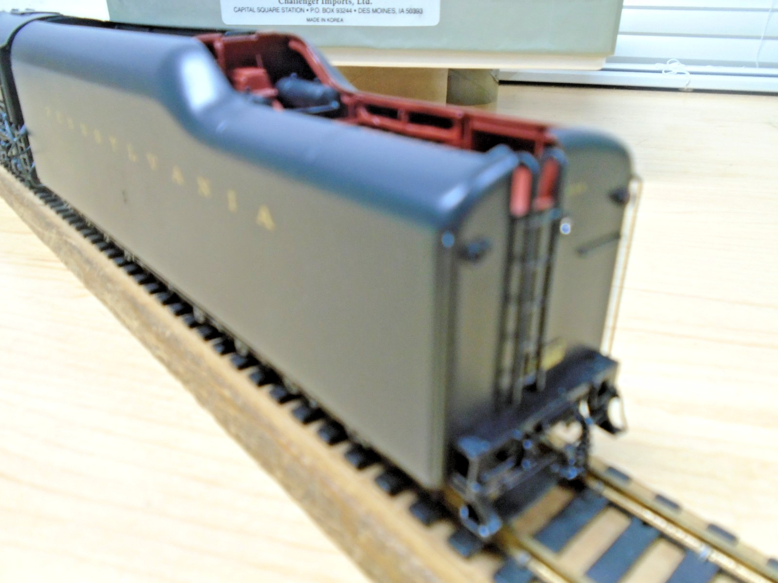 Challenger Detailed BRASS HO PRR Steam Turbine 6-8-6 & 16 Wheel Tender Runs MIB