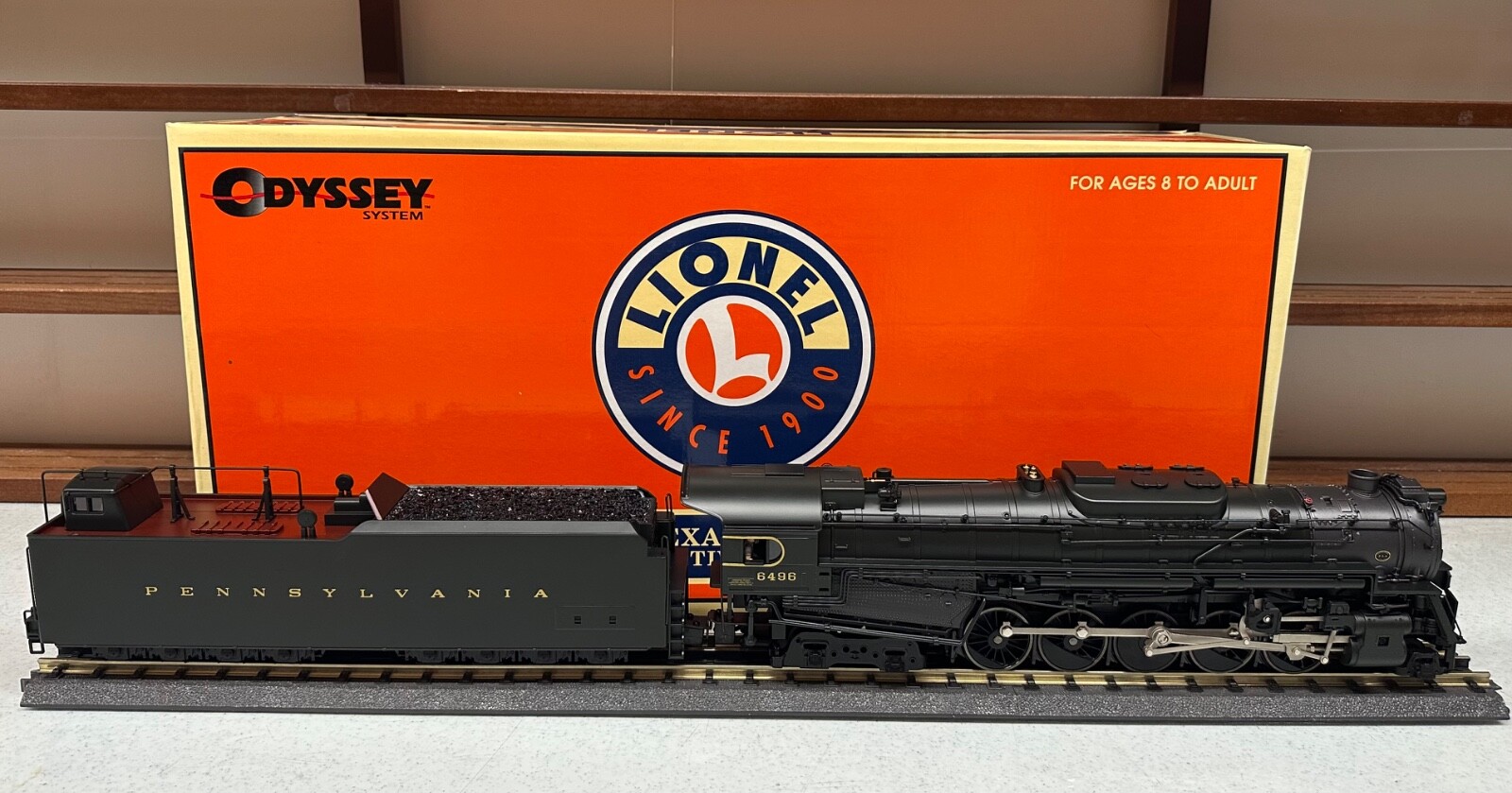 Lionel 6-28078 Pennsylvania “Texas” 2-10-4 Steam Engine w/Tender O 3 Rail LN