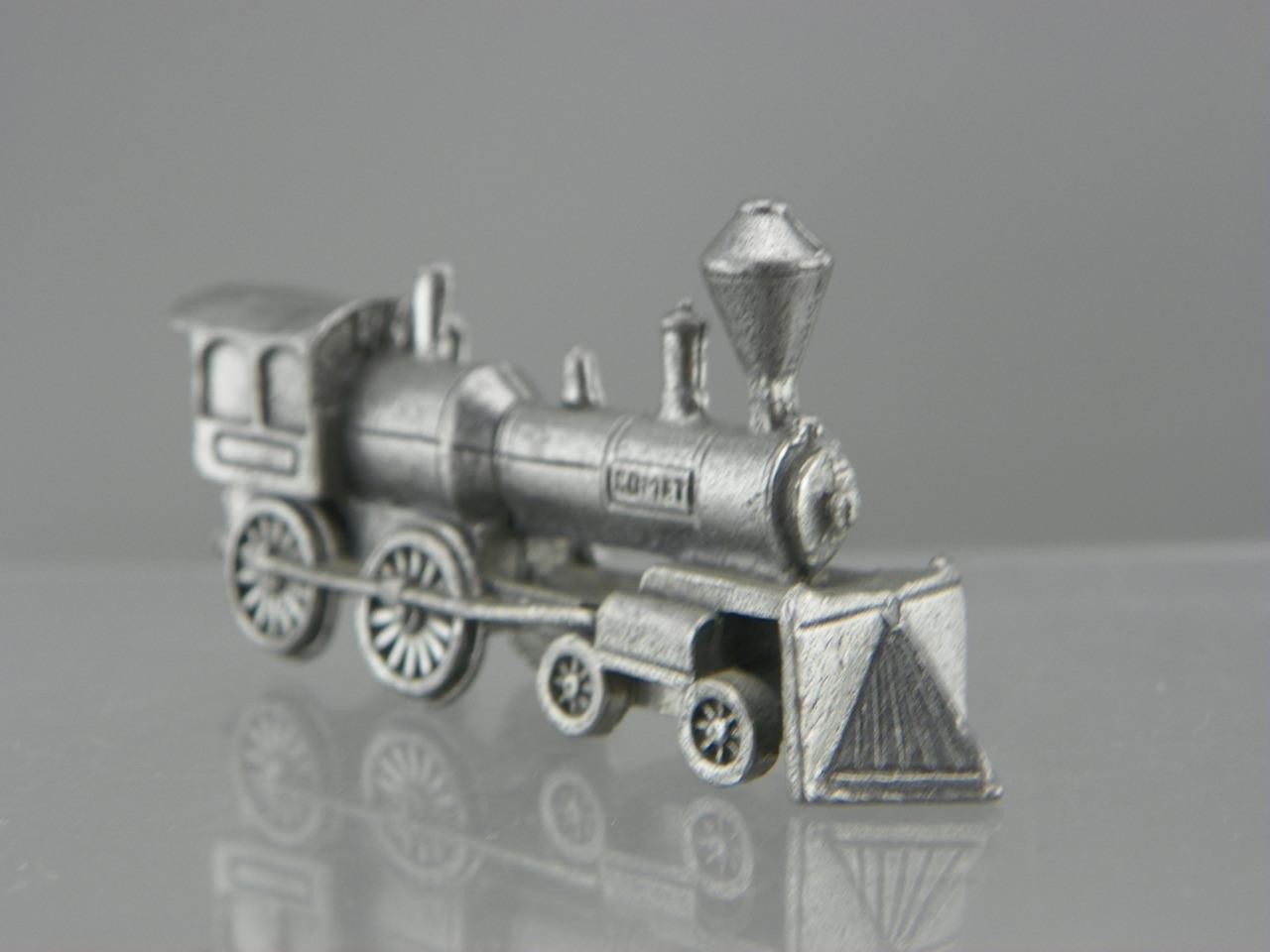 Vintage 1987 Cuter Pewter Comet 4-4-0 Steam Locomotive 2.25″ Metal Mini Figurine