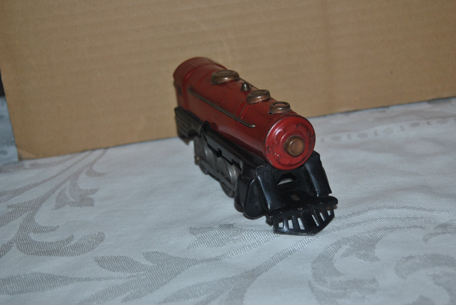Prewar JOY LINE No. 105 Clockwork / Wind-up LOCOMOTIVE – for PARTS or REPAIR !!!