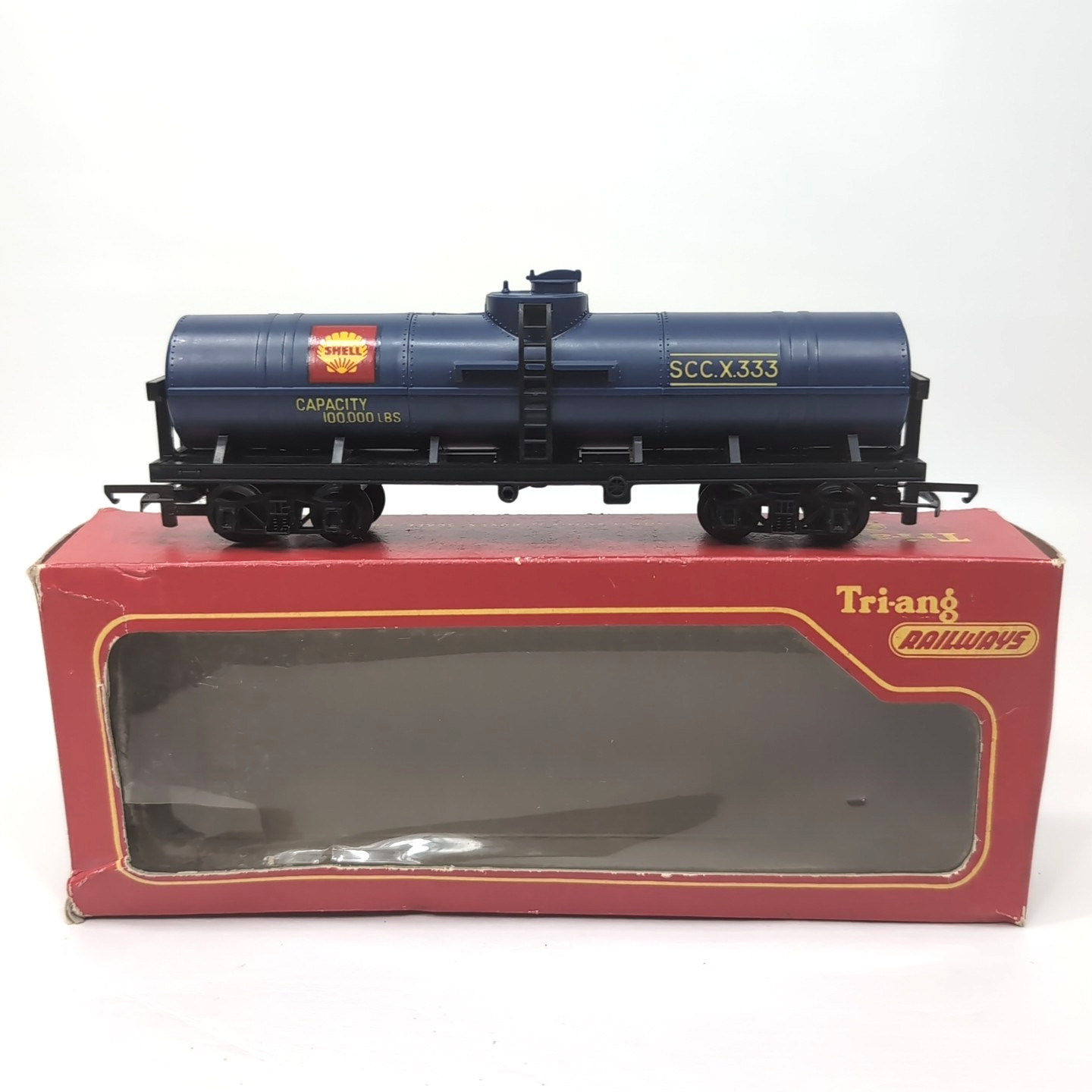 RARE Triang R155 Yellow Transcontinental Switcher Loco 7005 Set Boxed