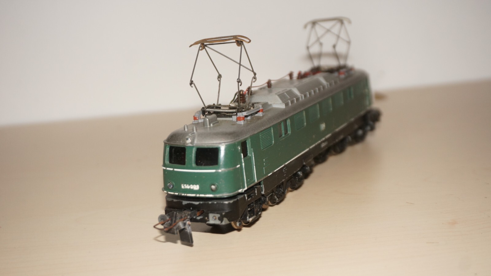Rf37] Trix Express H0 233 – E 50 (Single-Engine) DB 50 009, Green, OVP