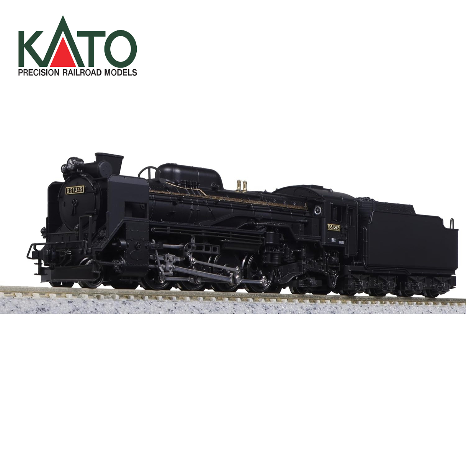 Kato 2016-C D51 Hokkaido Type Giesl Ejector Steam Locomotive N Scale Model