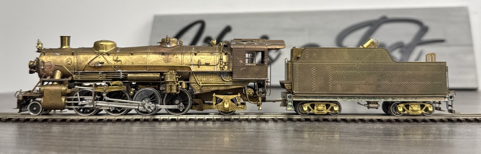 Pacific Fast Mail HO Brass Mikado USRA 2-8-2 Light – Unpainted & Tested!