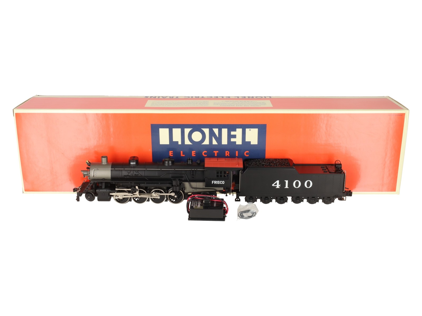 Lionel 6-18030 O Gauge Frisco 2-8-2 Mikado Steam Locomotive & Tender #4100 EX