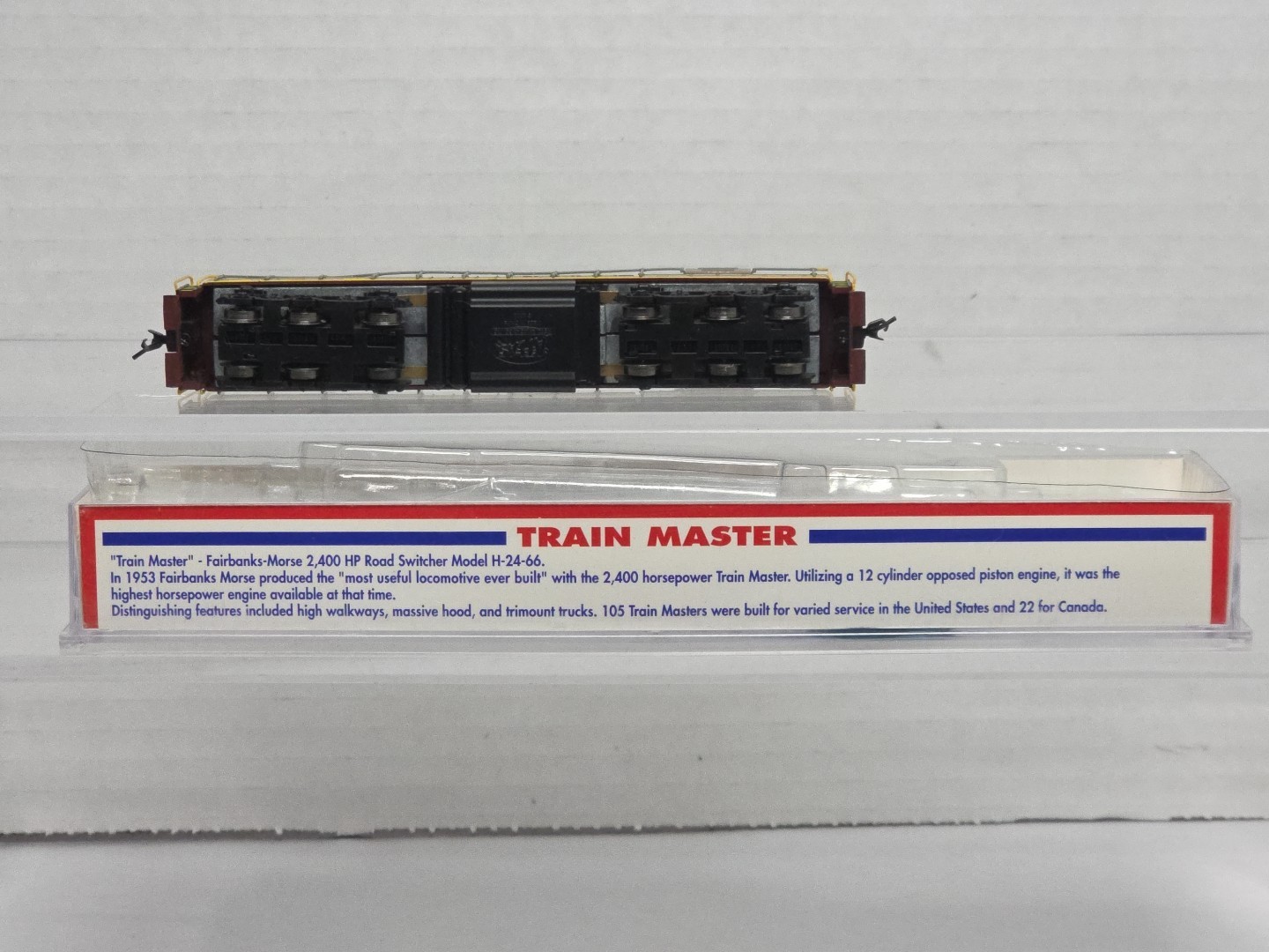 N Scale Atlas 49600 DCC Erie Lackawanna 1853 H24-66 FM Trainmaster Diesel Loco