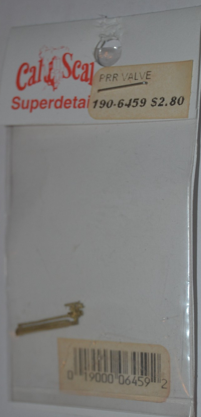 CAL SCALE PRR STEAM LOCO VALVE ASSM CAST BRASS 190-6459