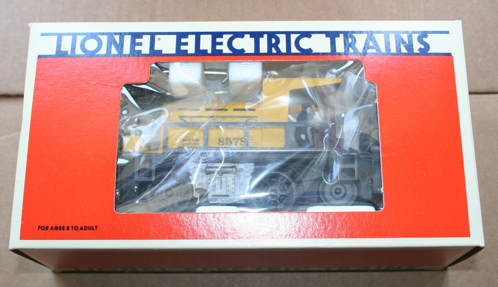LIONEL 8578 NYC TRACK BALLAST TAMPER BRICK SOLID BOX MIB