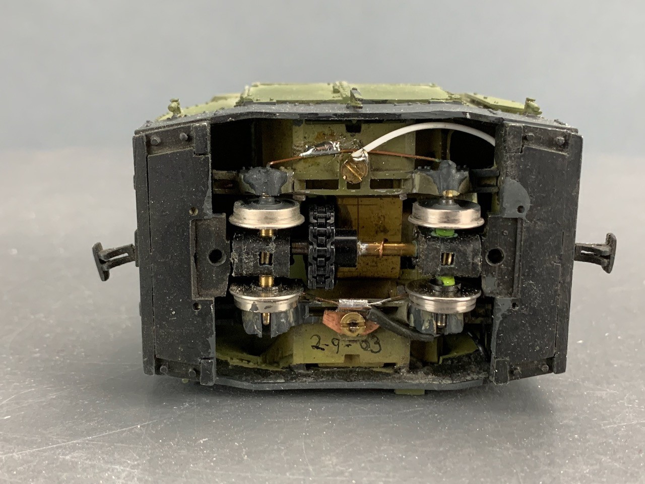 1:43 On2 Wrightlines Armoured Simplex 40HP Locomotive #2205 O3261