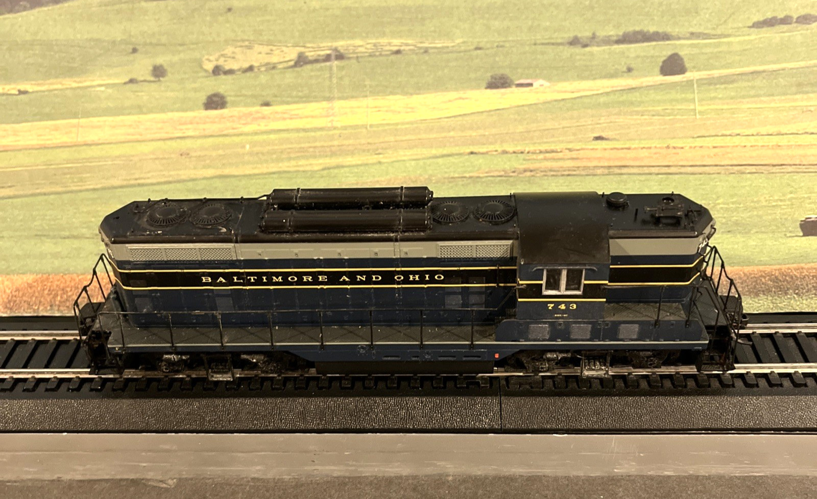 B&O GP7 Deisel Locomotive HO Scale Proto 2000 23243 Baltimore & Ohio Road #743