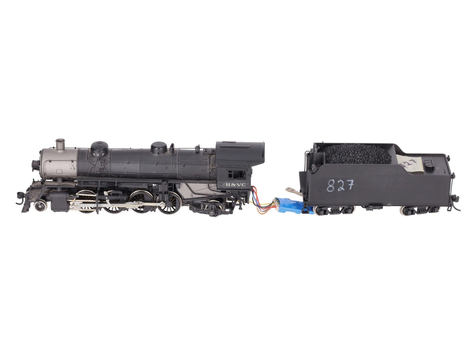 Athearn G9001 HO Scale H&VC USRA 2-8-2 Mikado Steam Locomotive & Tender – Custom