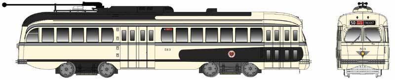 Bowser 12919 Ho Pcc Streetcar Kansas City 513 W/Sd
