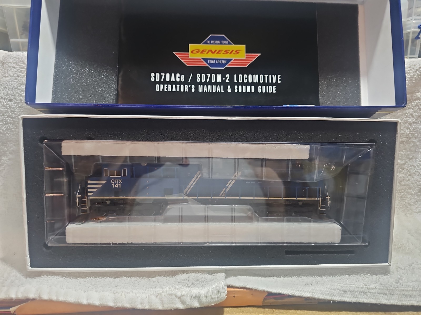 ATHEARN G68665 SD70M-2 CITX ROAD NUMBER 141 TSUNAMI SOUND WEATHERED