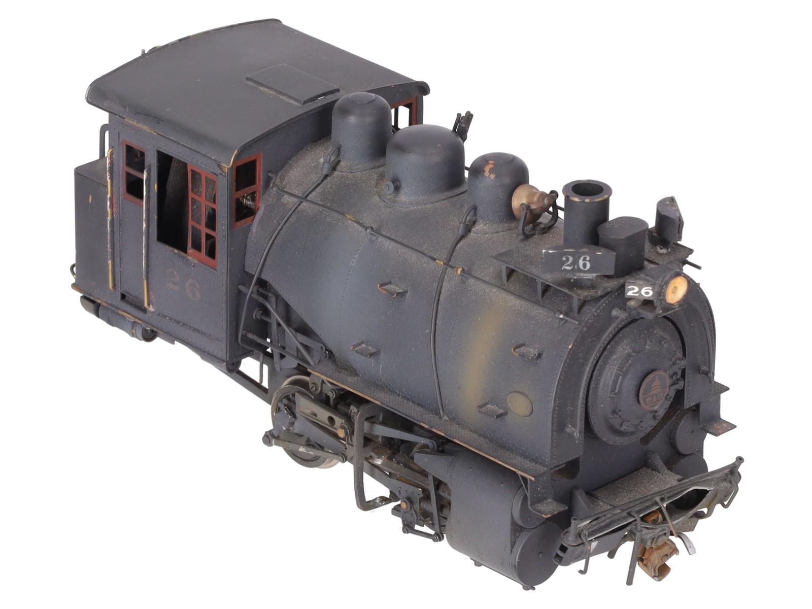 KTM Scale Models O BRASS 2-Rail B&O 0-4-0 T Dockside Switcher – Painted