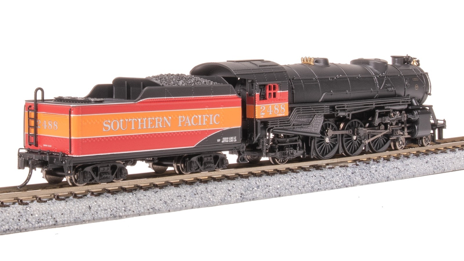 7989 Heavy Pacific 4-6-2, SP 2488, Daylight Fantasy Scheme, Paragon4 Sound/DC/DC