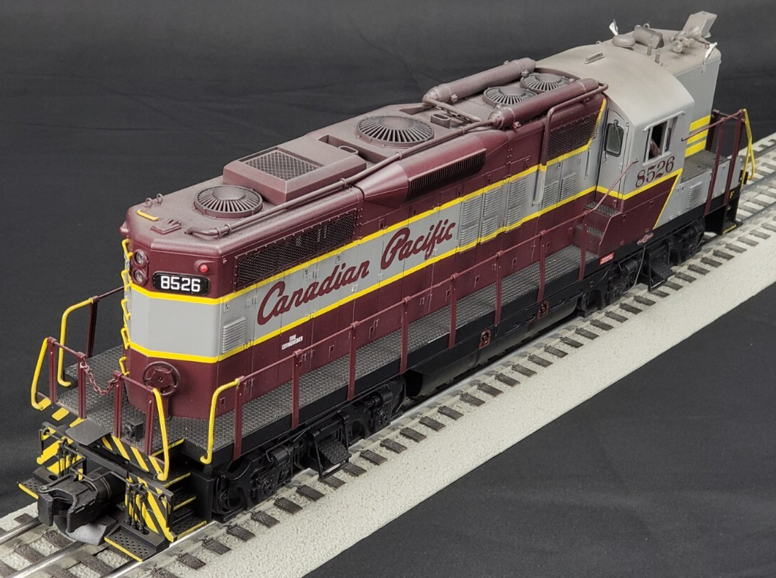 CUSTOM MTH Premier O Scale/3 Rail Canadian Pacific Passenger GP9 Loco Proto 3.0