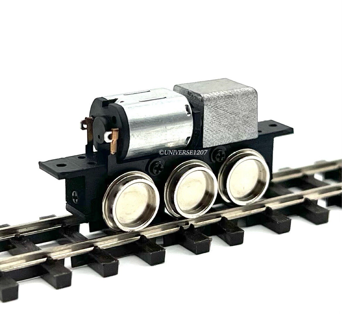 N/HOn30/HOe/009 Gauge 3-Axle Locomotives Power Drive Chassis 20mm/6mm H0e Engine