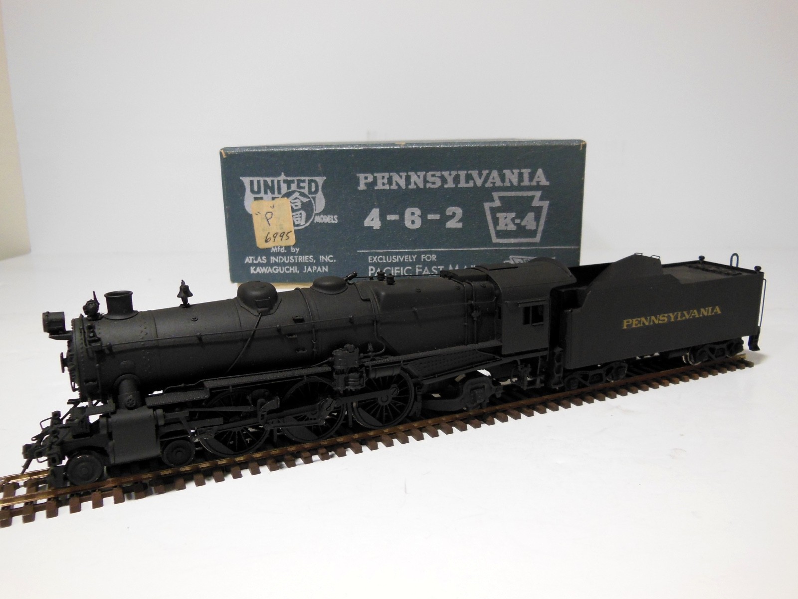 PRR K-4 Pacific 4-6-2 Brass HO Steam Engine, United Scale Models