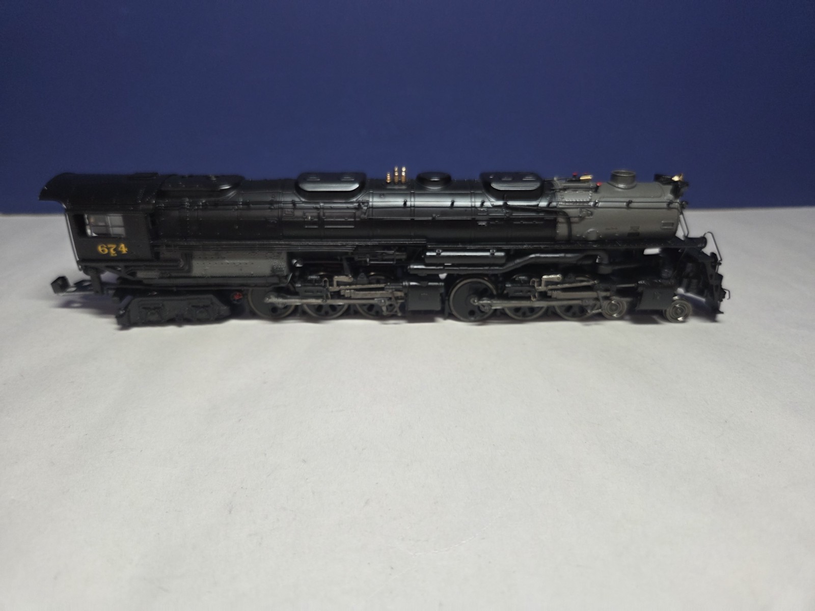 MTH HO Scale 4‑6‑6‑4 Challenger Clinchfield #674 – 80‑3204‑1