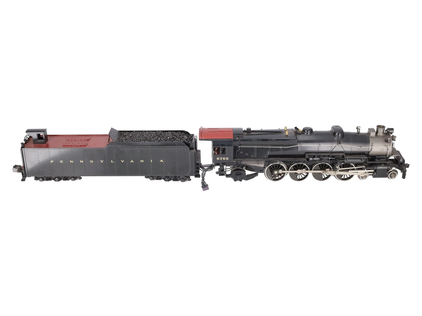 Weaver 6755 BRASS PRR 4-8-2 M1a Mountain Steam Engine & Tender #6755 (3 Rail) EX