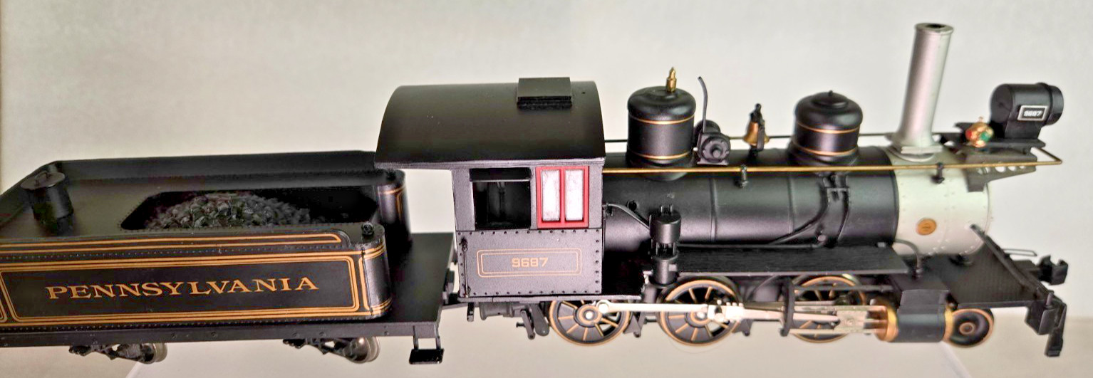 On30 Bachmann Spectrum 25214 2-6-0 Pennsylvania 9687 Steam Locomotive & Tender