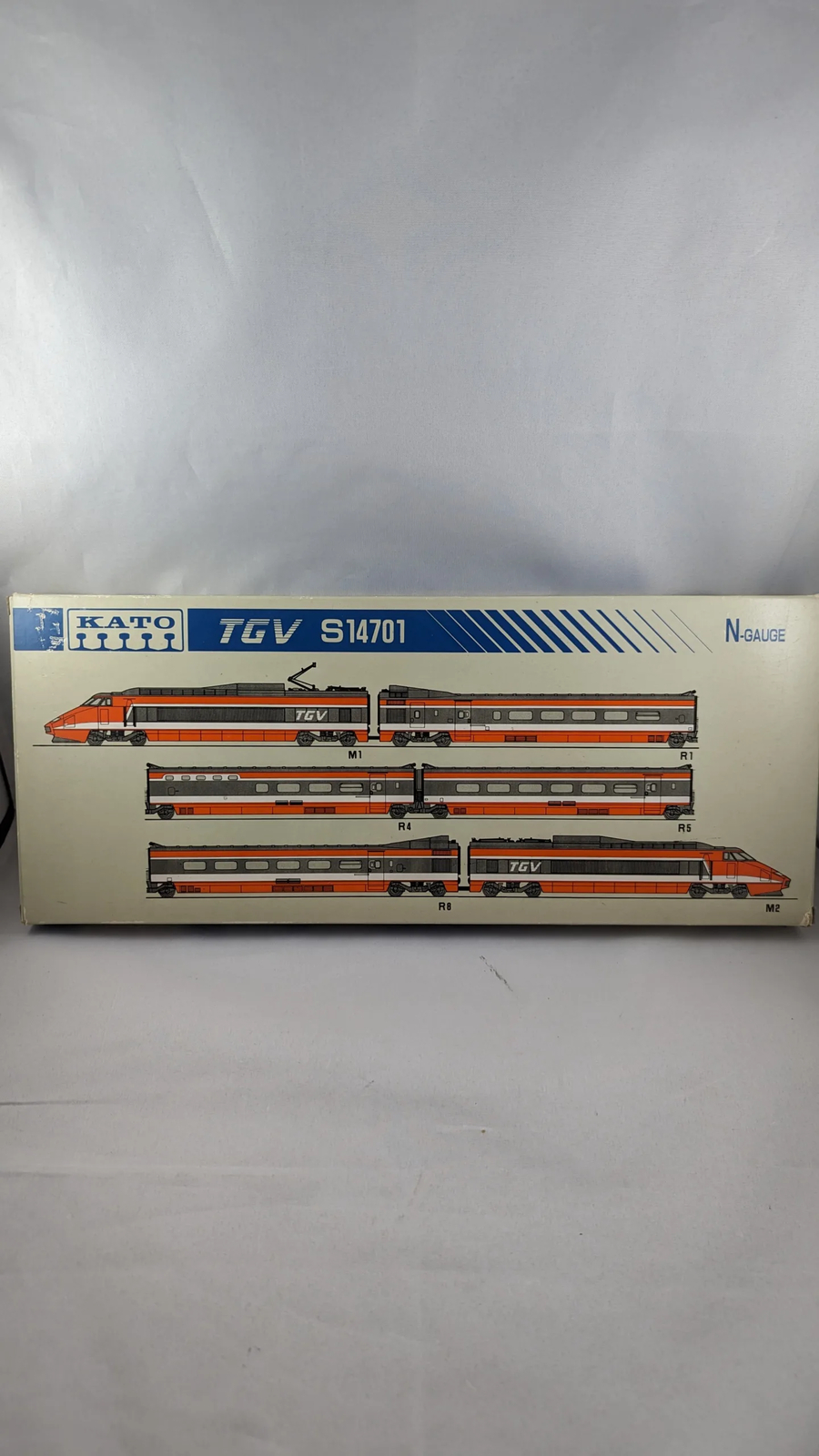 KATO French TGV S14701 (1983) (Hard to spot) (Very good condition)