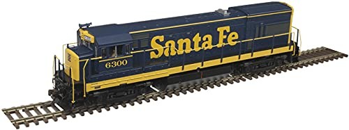 Atlas HO Scale GE U23B Low Nose (Standard DC) Santa Fe/ATSF (Blue/Yellow) #6300