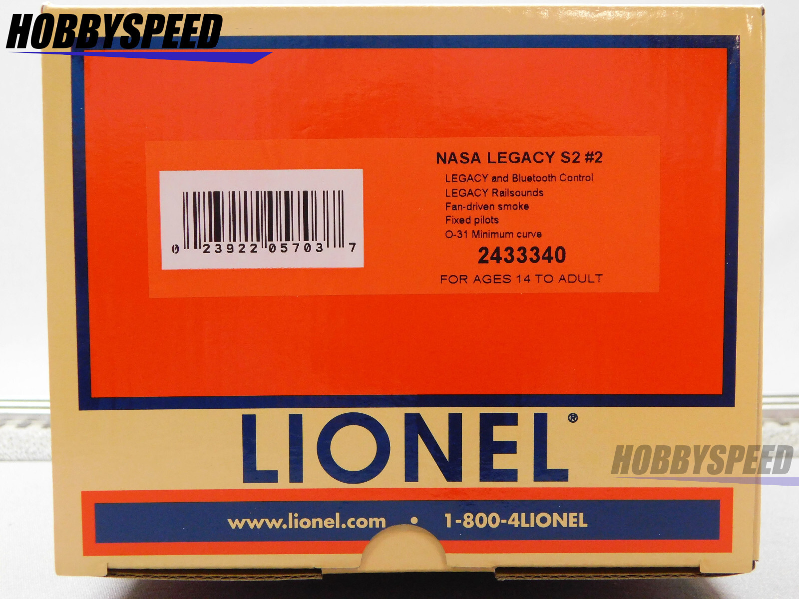 LIONEL BTO NASA LEGACY ALCO S2 #2 DIESEL ENGINE O GAUGE space train 2433340 NEW