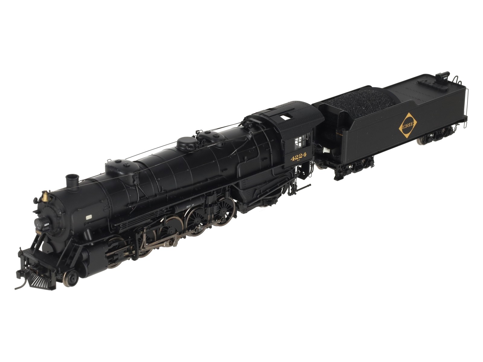 Proto 2000 920-60007 HO Erie 2-10-2 Steam Loco & Tender #4224 EX/Box