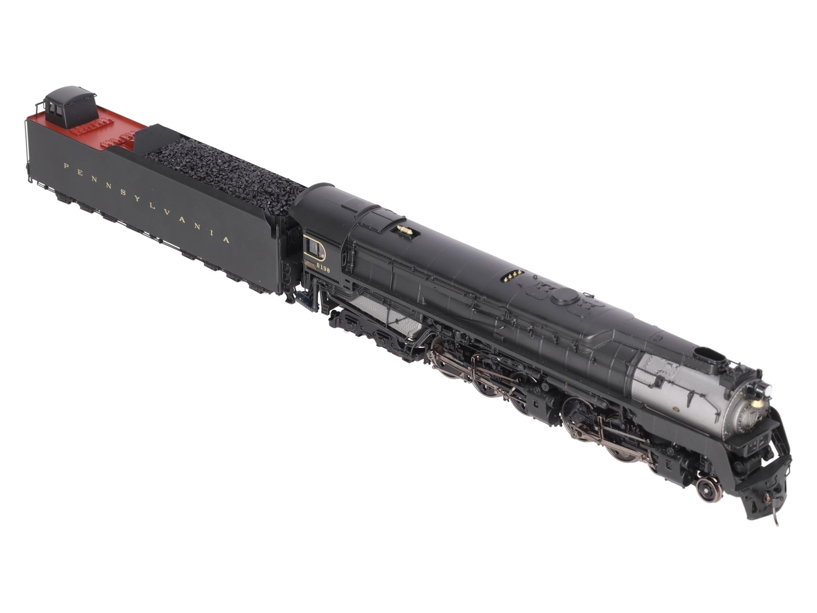 Broadway Limited 2068 HO Hybrid PRR Q2 4-4-6-4 Steam Loco #6198 w DCC & Sound EX
