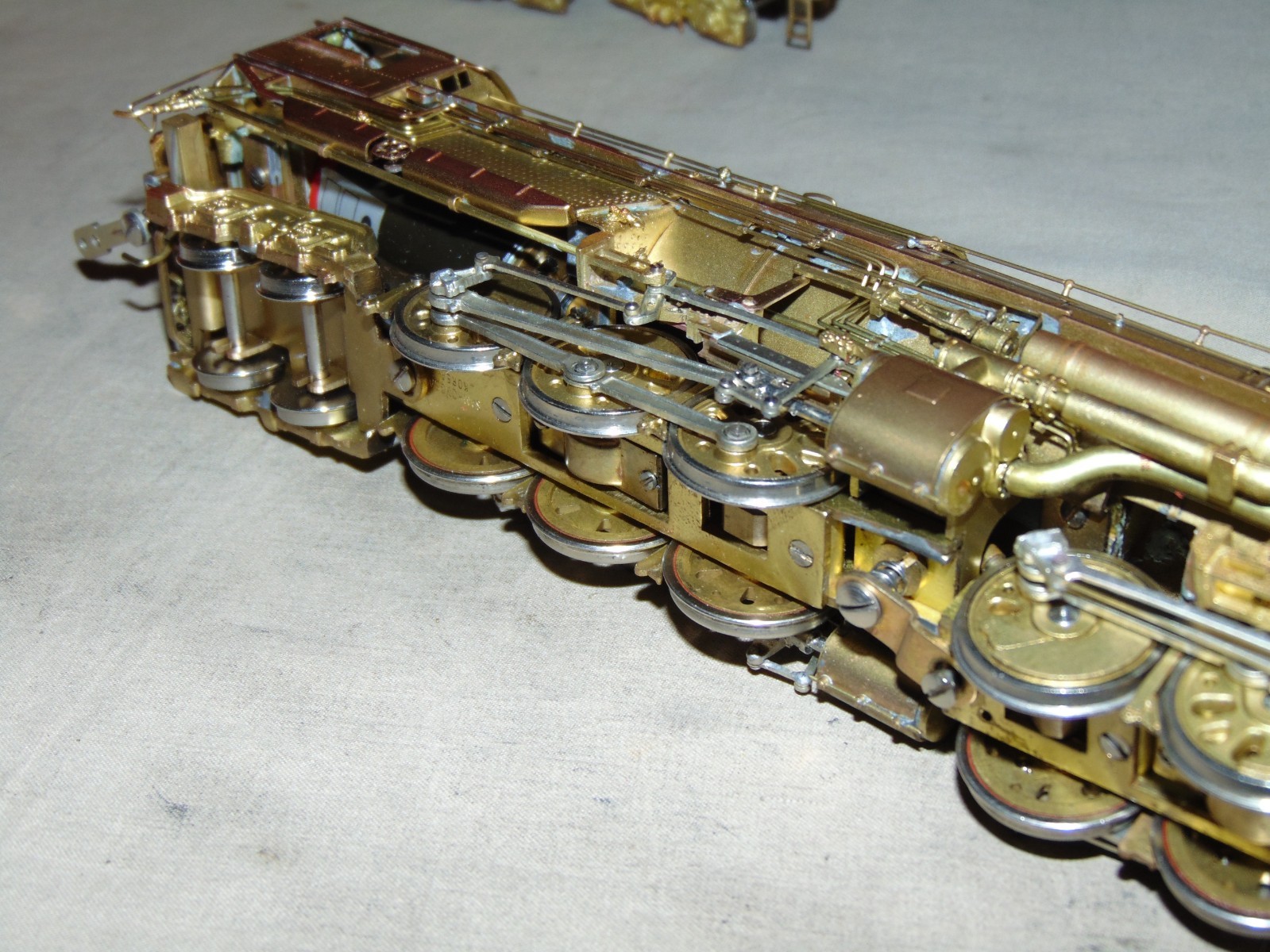KEY IMPORTS HO BRASS 3985 4-6-6-4 UNPAINTED UNION PACIFIC CHALLENGER -LADDER OFF