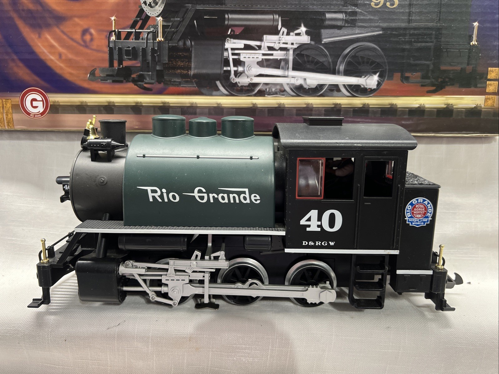 Piko 38202 G Denver & Rio Grande Western 0-6-0 Sadletank Steam Locomotive LN