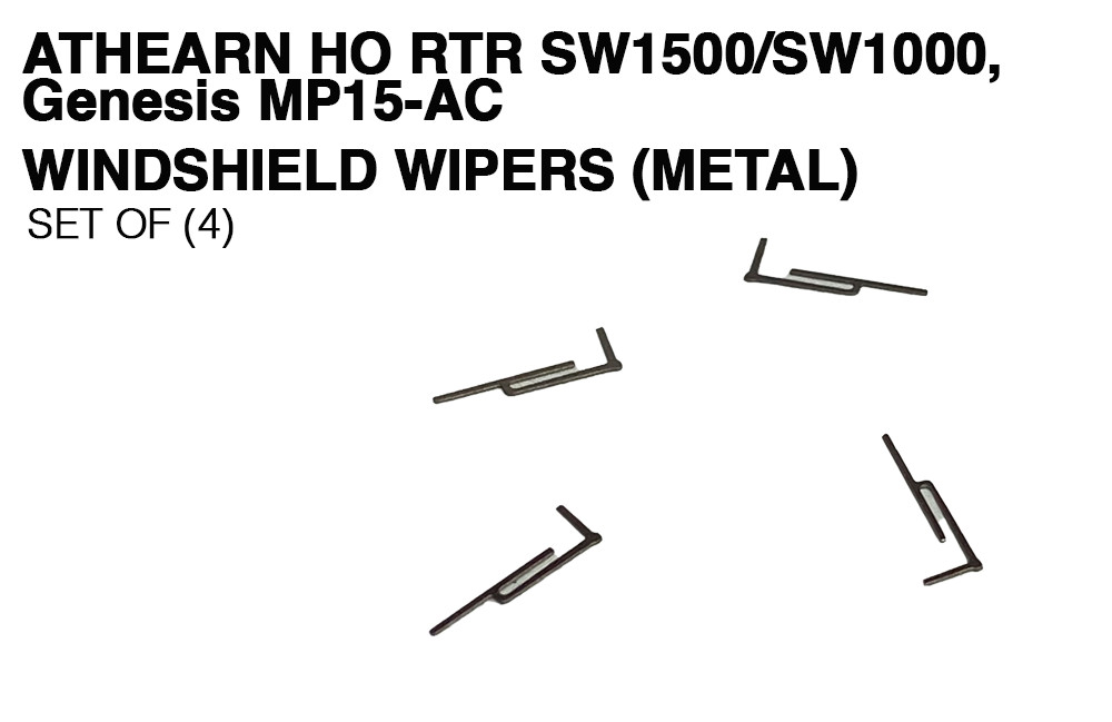 Athearn HO SW1000/SW1500, MP15-AC locomotive Part – Windshield Wiper – New