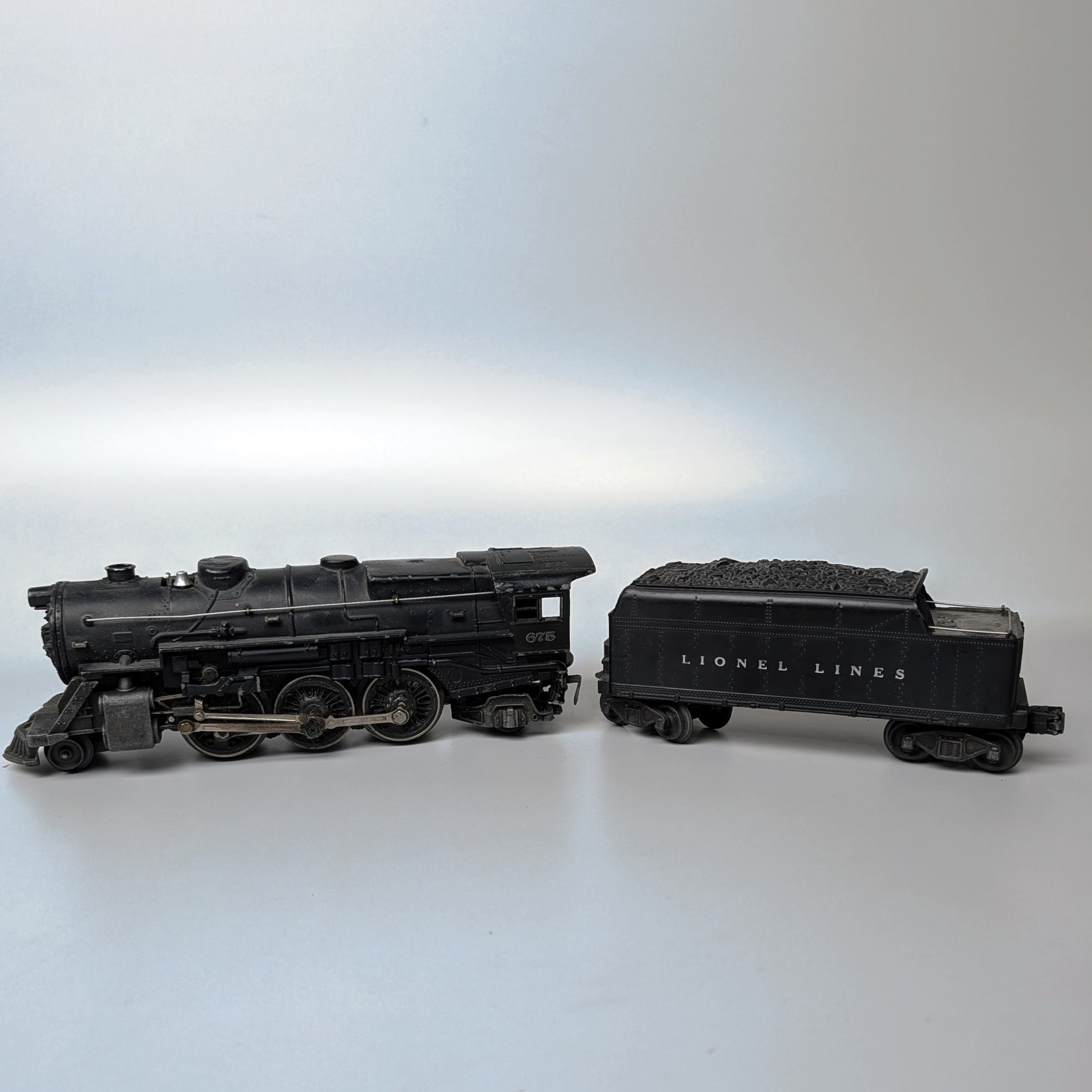 Lionel 675 2-6-2 Steam Locomotive+2466WX Tender Postwar O Gauge Train ð
