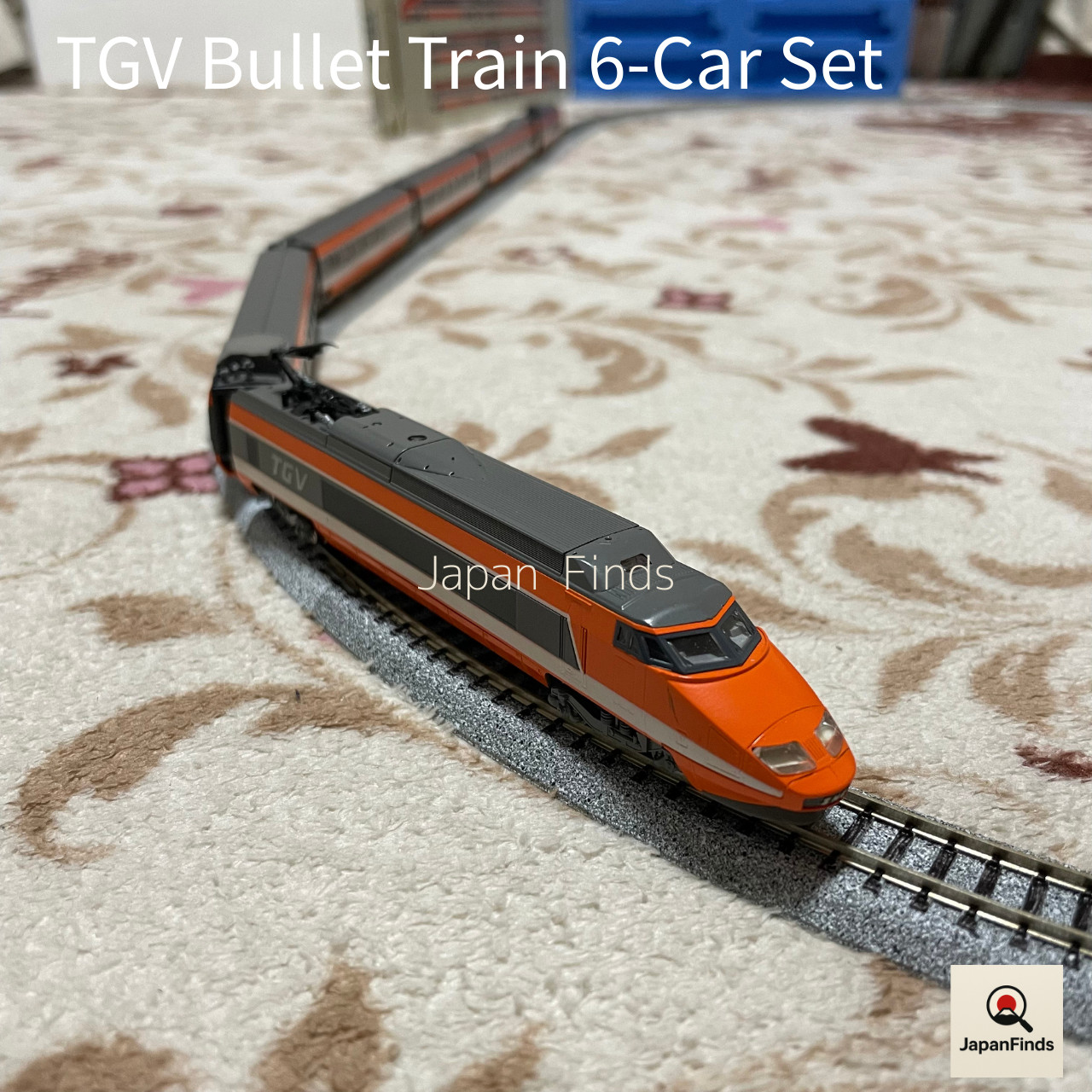 KATO N Scale TGV S14701 SNCF French Bullet Train 6-Car Set Lights Work