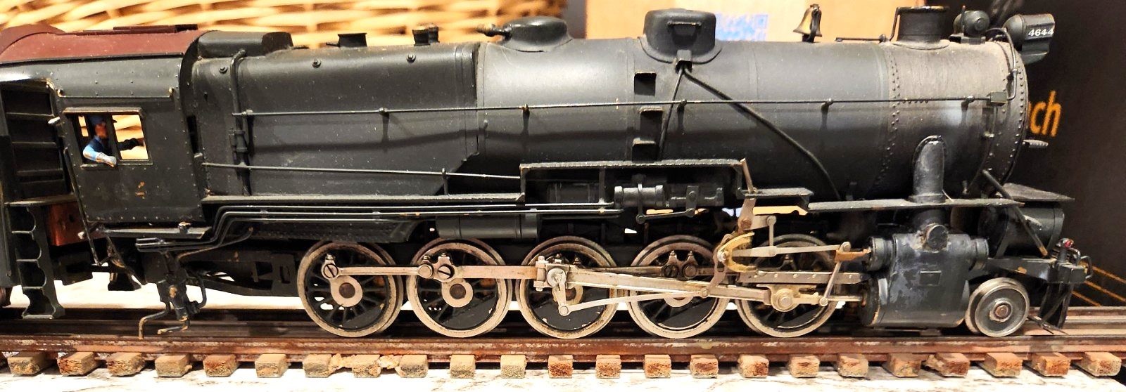 Original O Scale 2 Rail KTM US Hobbies Pennsy 2-10-0 Decapod with original box.