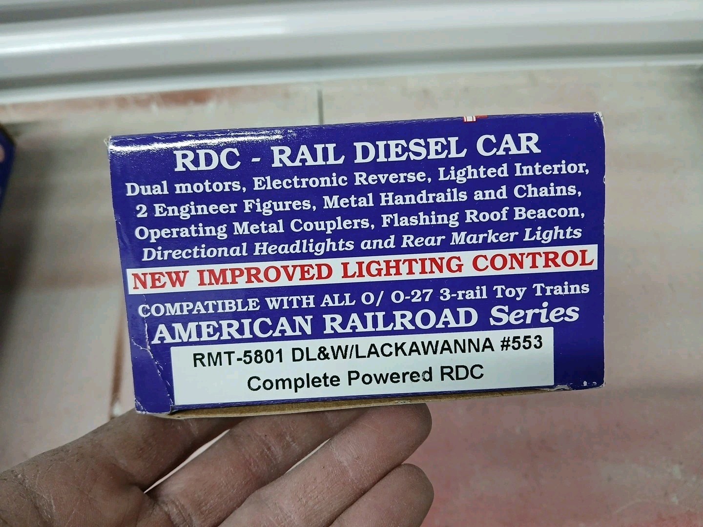RMT O/O27 RMT-5801 DL&W Lackawanna #533 POWERED RDC RAIL DIESEL CAR NEW IN OB