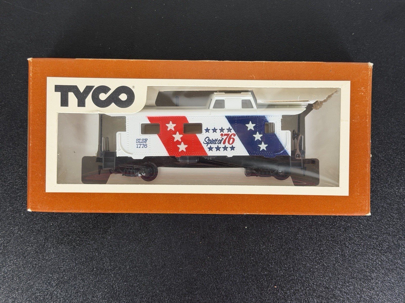 NEW NOS Tyco 1776 Alco 430 Powered Lighted Diesel Spirit Of 76 w/ Caboose & Car