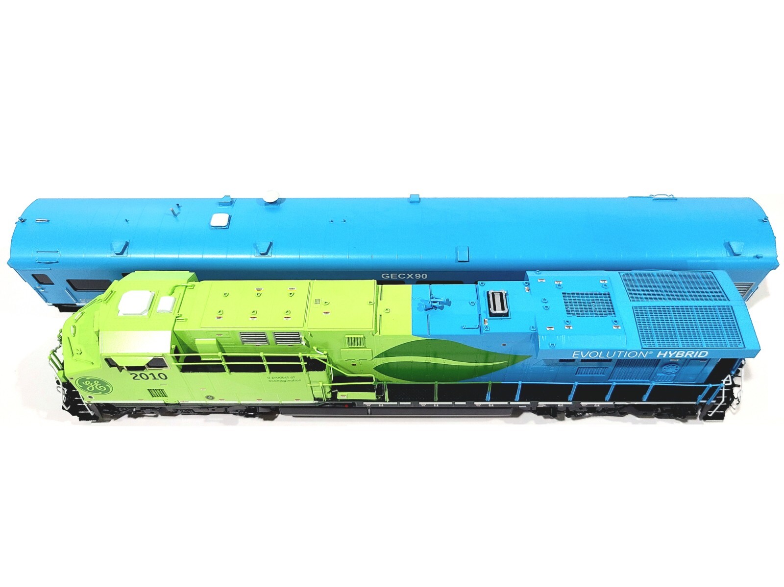 Overland OMI Ajin GE ES44AC Hybrid Evolution Test Car Set #AJ-2010-1 HO Brass
