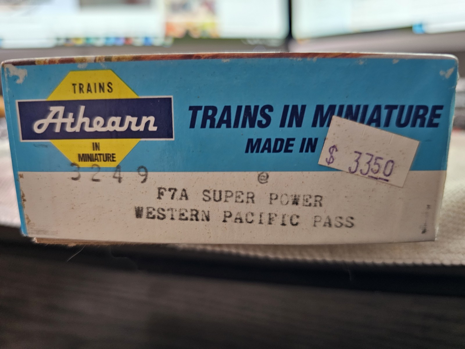 ATHEARN 3249 WESTERN PACIFIC F7A SUPER POWERED Diesel Locomotive C8