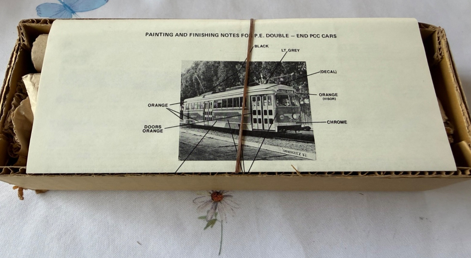 HO SUYDAM #5001 PACIFIC ELECTRIC DOUBLE-END “P.C.C.” STREETCAR ( POWERED)