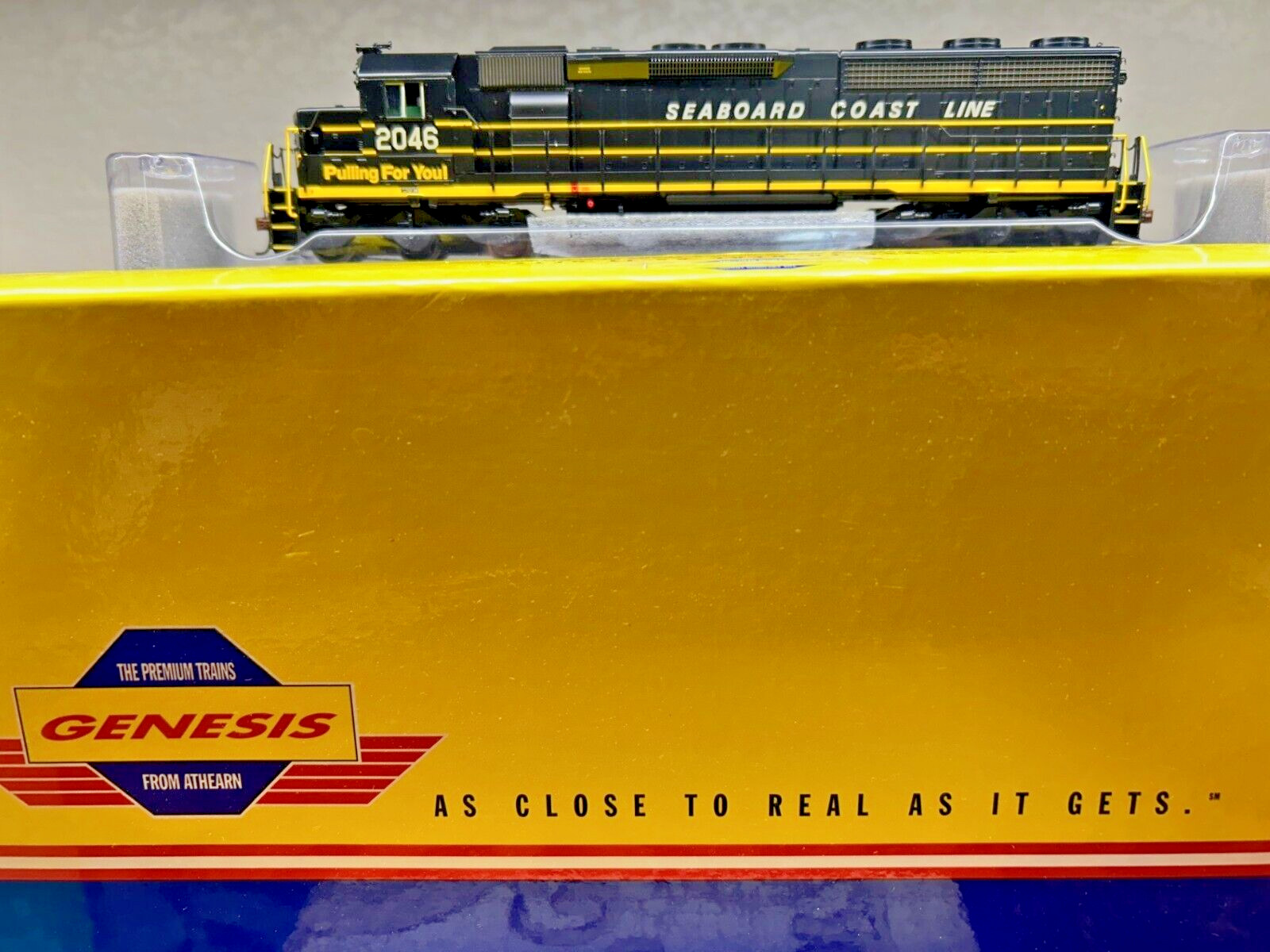 SEABOARD COAST LINE SD45-2 LOCO- DCC/SOUND – HO Scale -“GENESIS” NEW RTR OOP