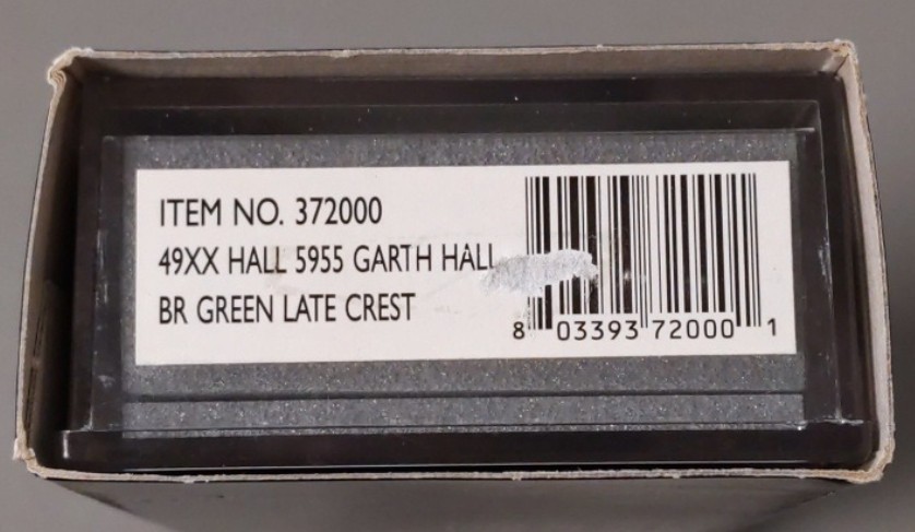 Graham Farish 372-000 N British Railway 49XX Garth Hall 4-6-0 Steam Loco #5955
