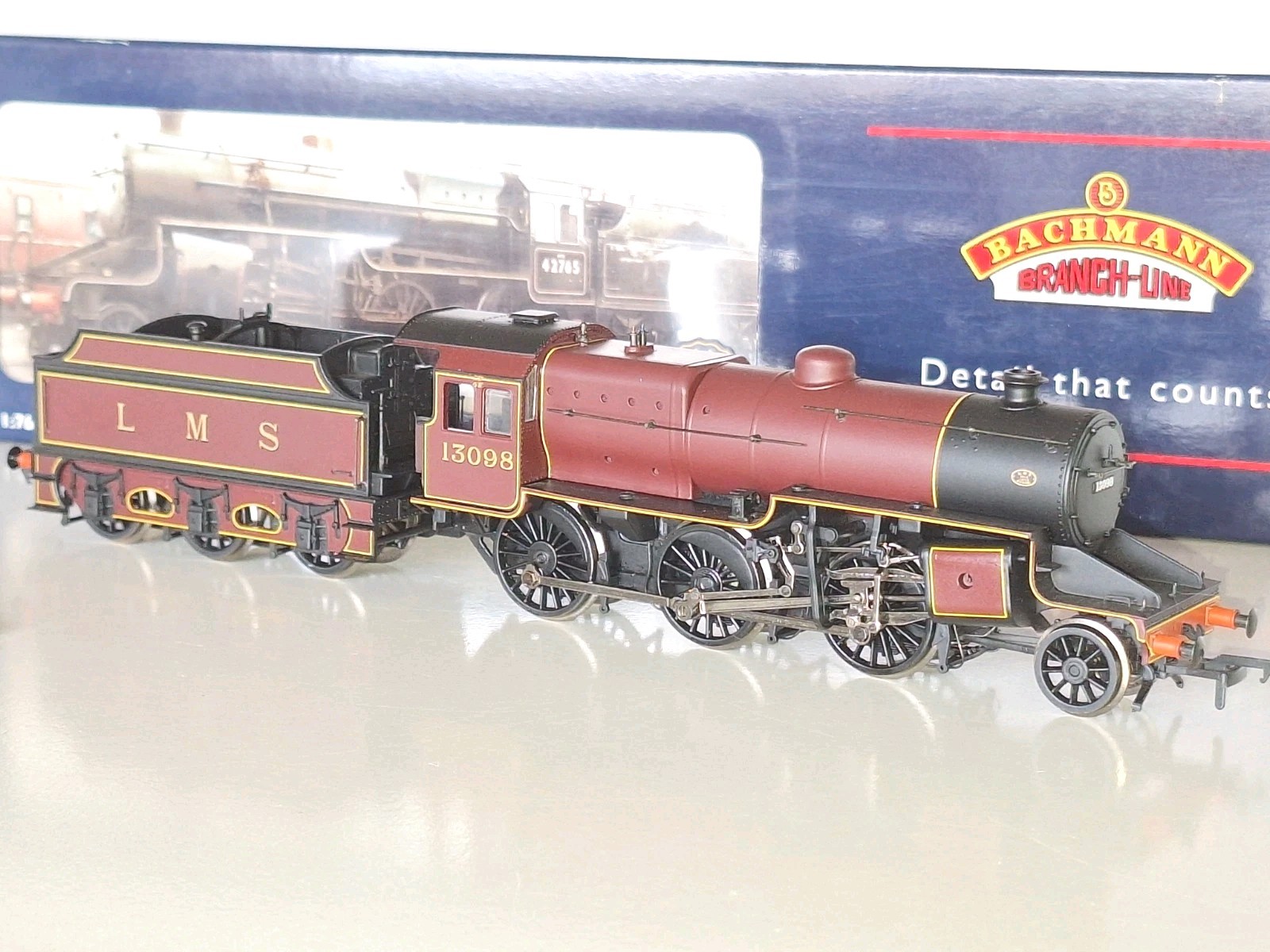 Bachmann 32 175 LMS #13098. 2-6-0 Crab. As New. OO scale. 2 Rail DC analogue.Box